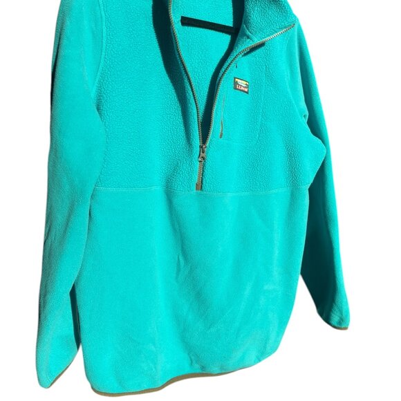 LL. BEAN FLEECE QUARTER ZIP WOMENS XL - Picture 2 of 4